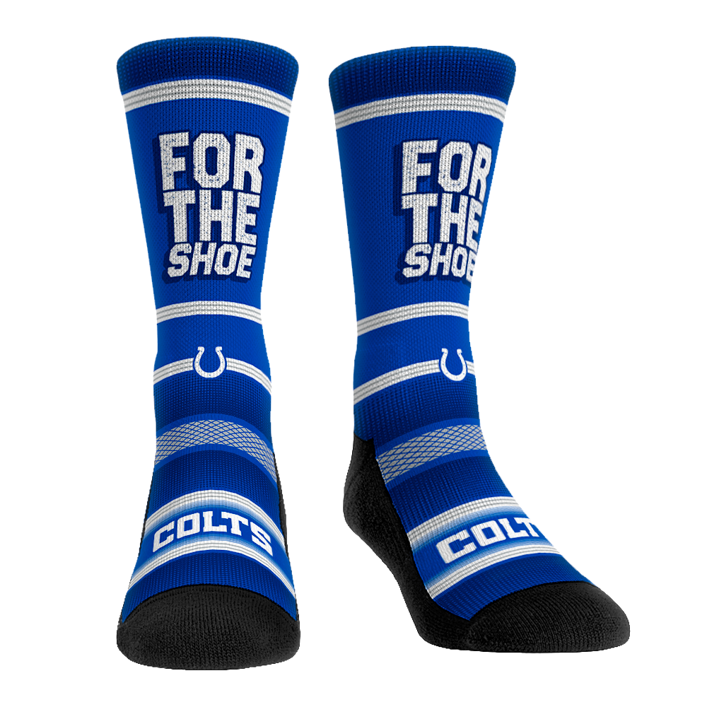 Indianapolis Colts Socks - For The Shoe - NFL Socks - Rock 'Em Socks