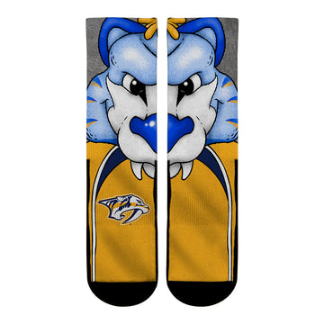 Nashville Predators - Split Face Mascot