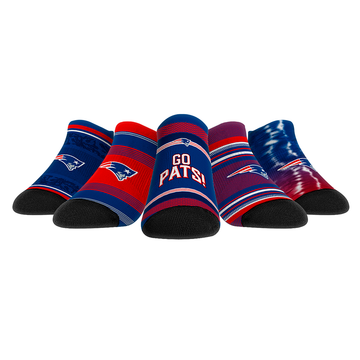 New England Patriots - Low Cut  - Super Fan 5-Pack