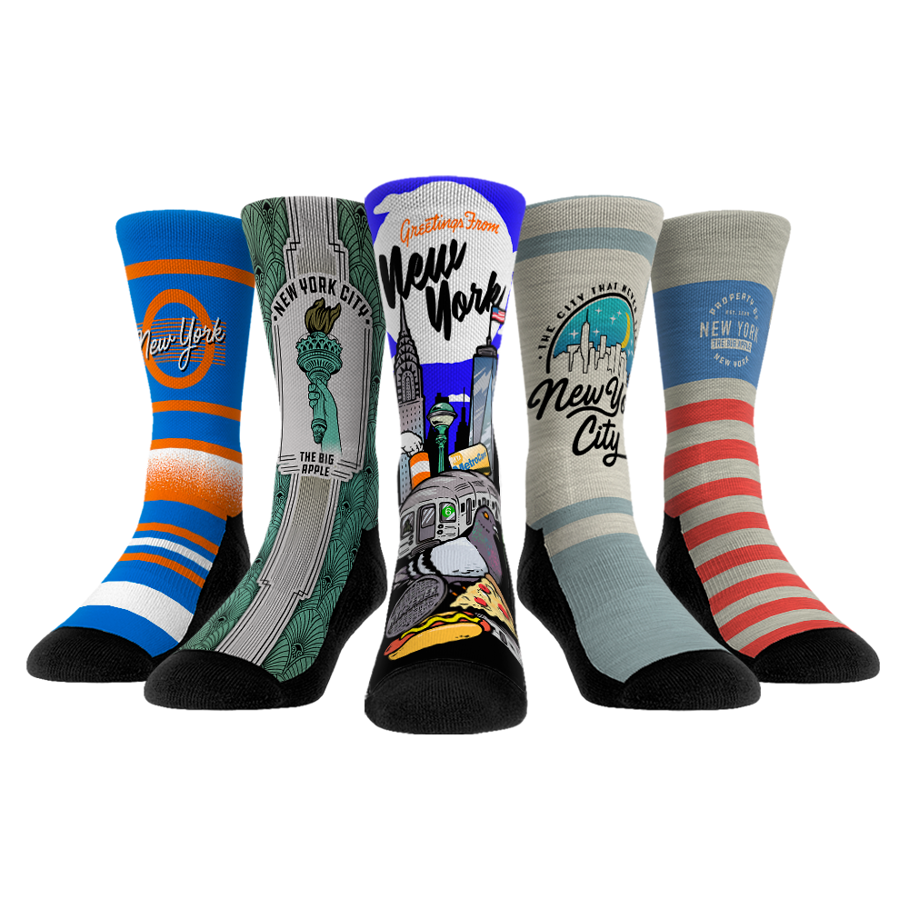 New York Bundle 5-Pack – Rock 'Em Socks