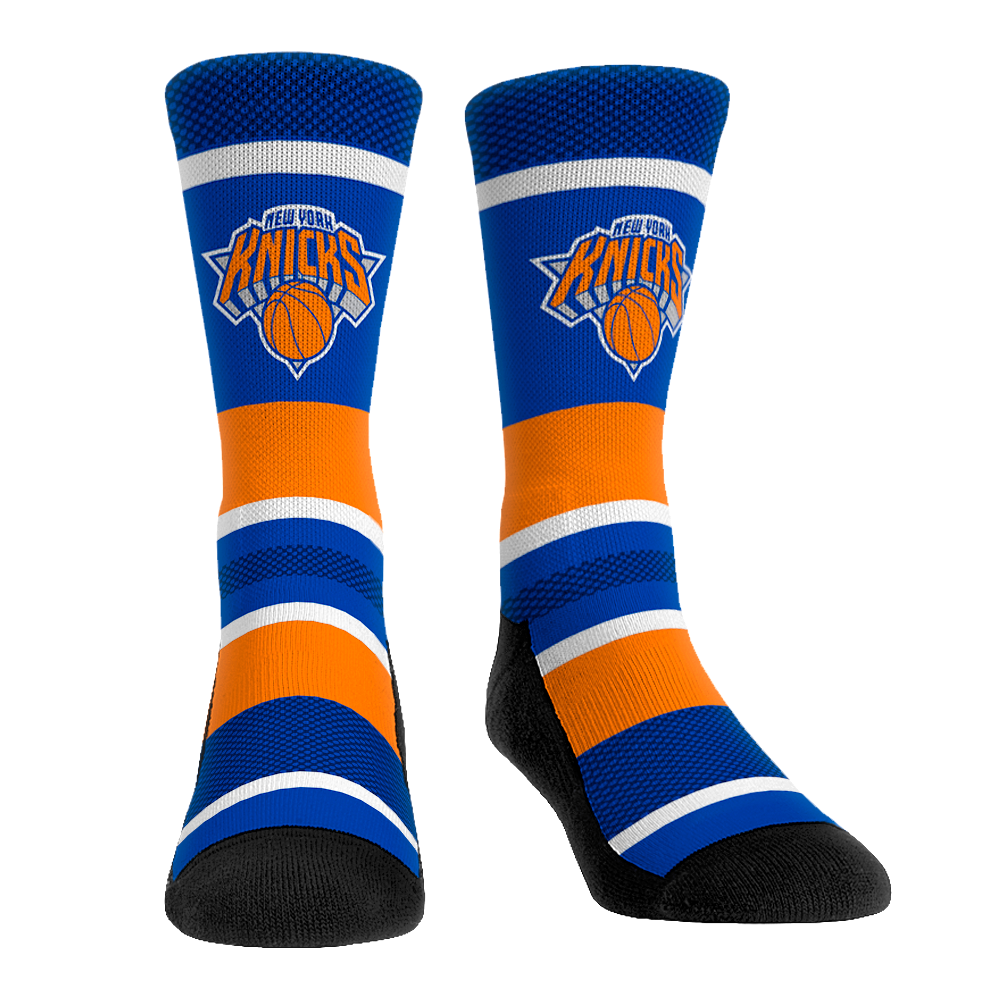 New York Knicks Socks - Tech Stripe Socks - NBA Socks - Rock 'Em Socks