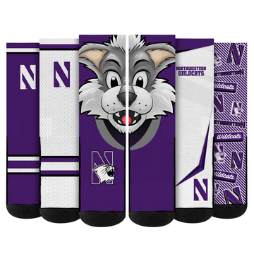 Northwestern Wildcats - Super Fan Bundle 5-Pack