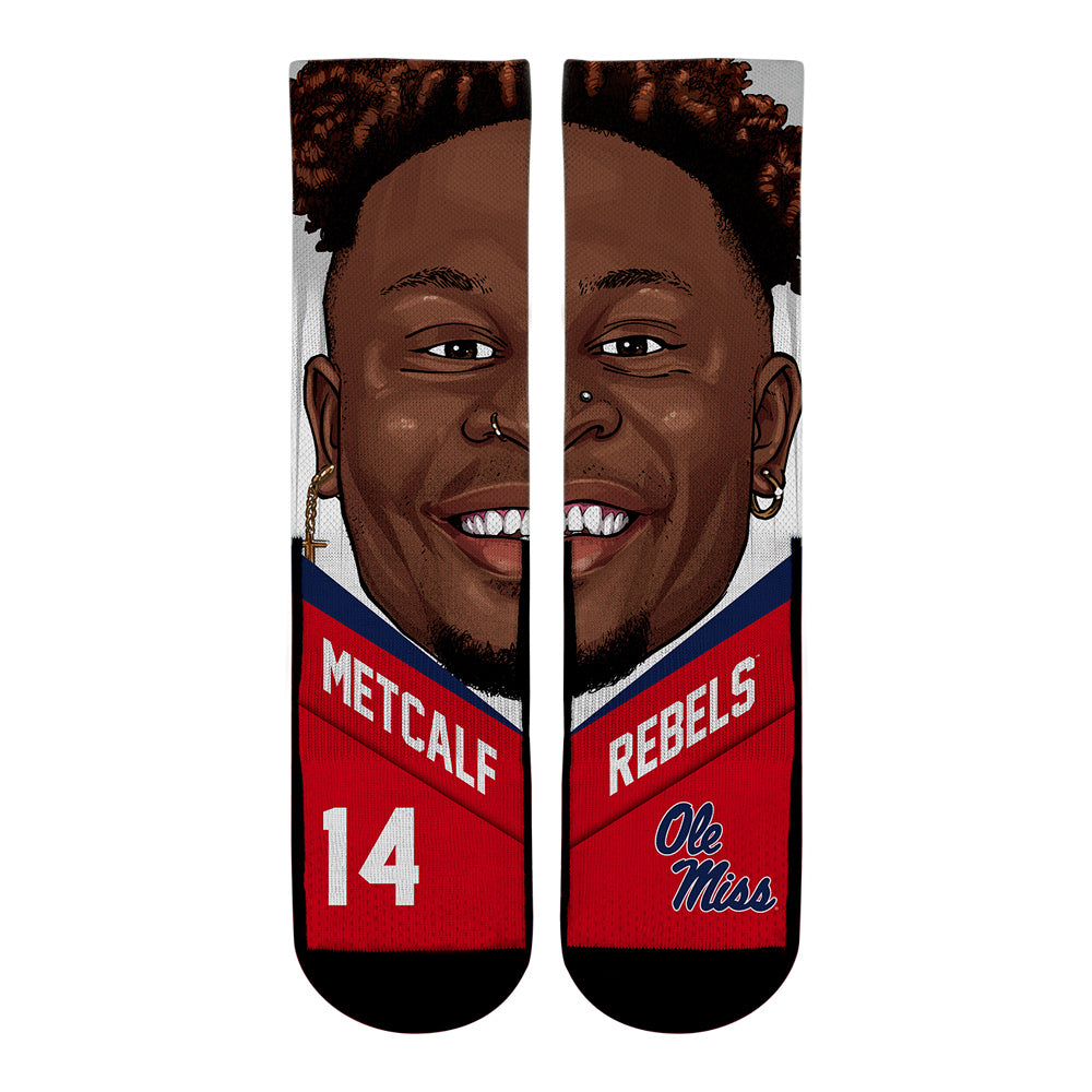 DK Metcalf - Ole Miss Rebels - Game Face - {{variant_title}}