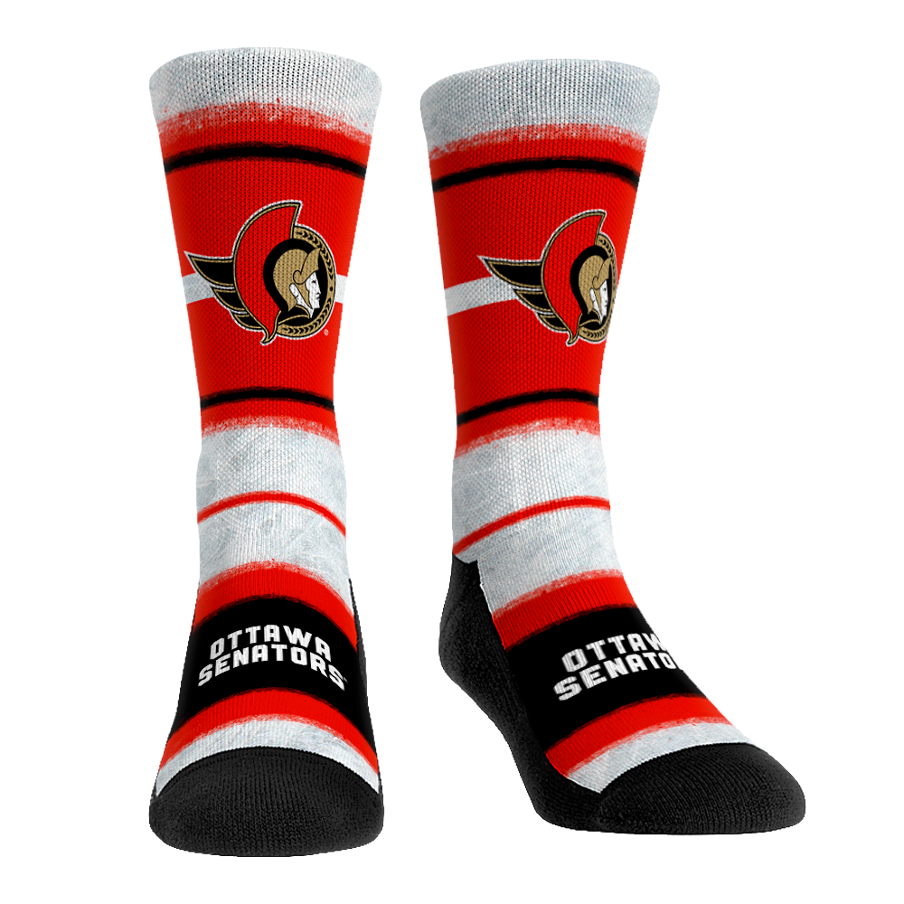 Ottawa Senators - Center Ice - NHL Socks - Rock 'Em Socks