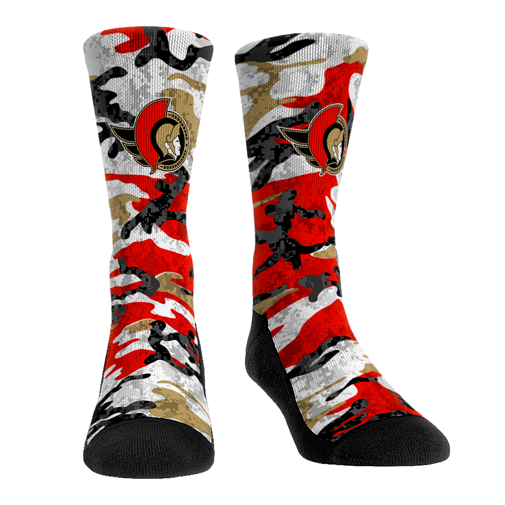 Ottawa Senators - What The Camo - NHL Socks - Rock 'Em Socks