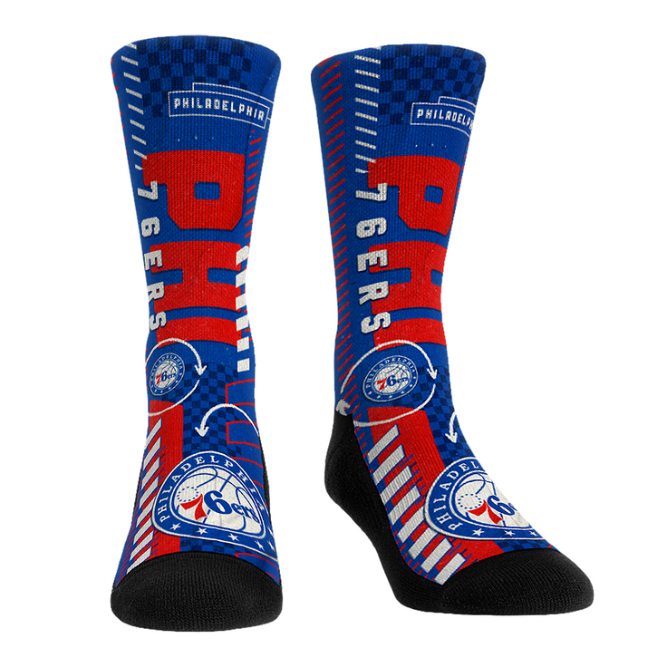 Philadelphia 76ers - Distressed Geometric - {{variant_title}}