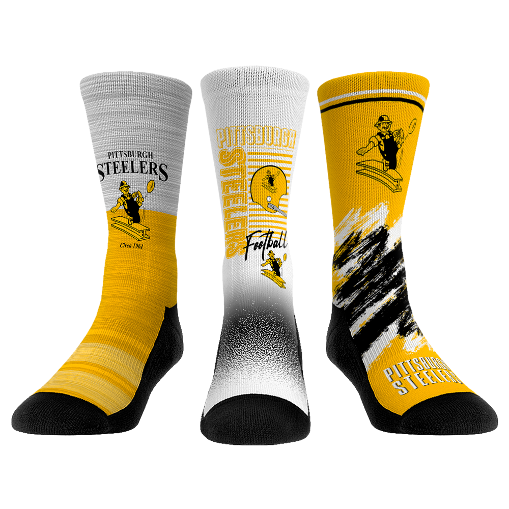 Pittsburgh Steelers - Retro Throwback 3-Pack - {{variant_title}}
