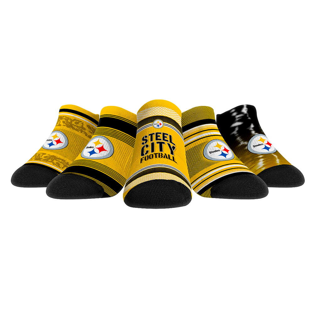 Pittsburgh Steelers - Low Cut  - Super Fan 5-Pack - {{variant_title}}