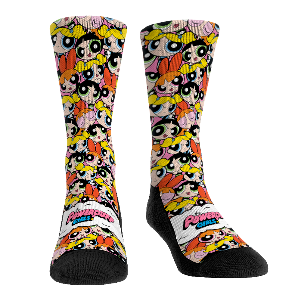 The Powerpuff Girls Socks - Stacked Characters - Rock 'Em Socks ...