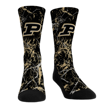 Purdue Boilermakers - Cracked Marble