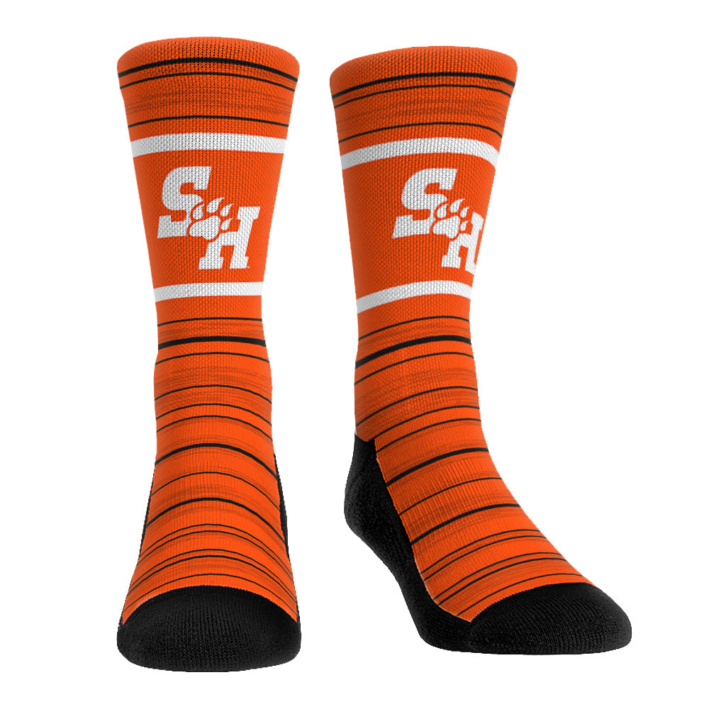 Sam Houston State Bearkats Socks - Classic Lines - Rock 'Em Socks