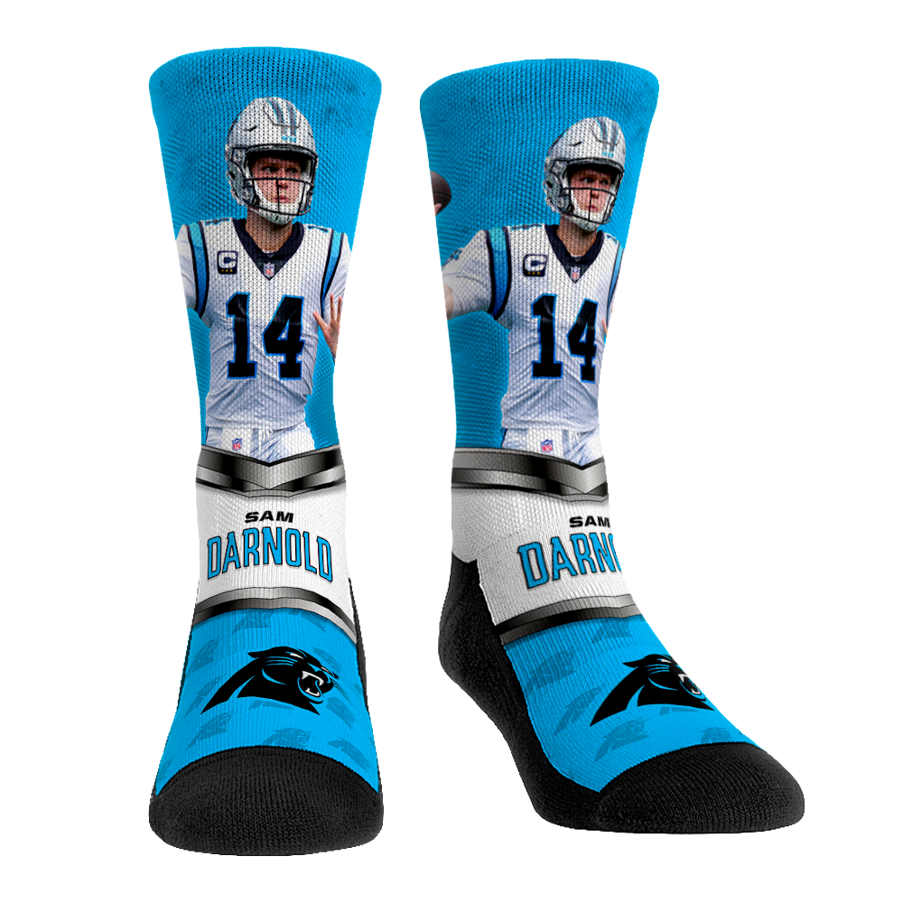 Carolina Panthers Socks - Highlight - Rock 'Em Socks - NFL