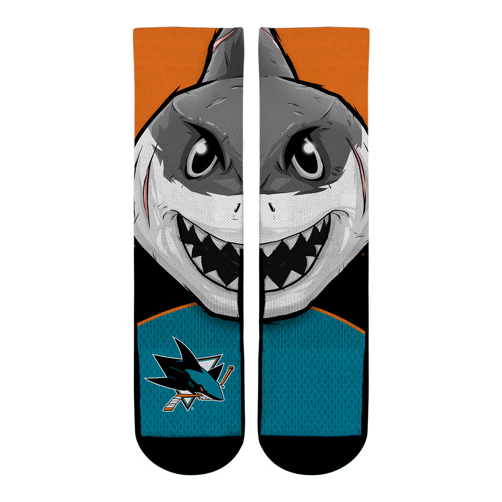 San Jose Sharks - Split Face Mascot - {{variant_title}}