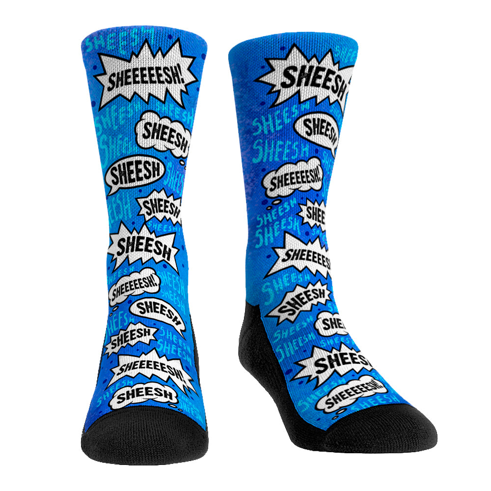 Sheesh! Socks - Blue / L/XL (sz 9-13)
