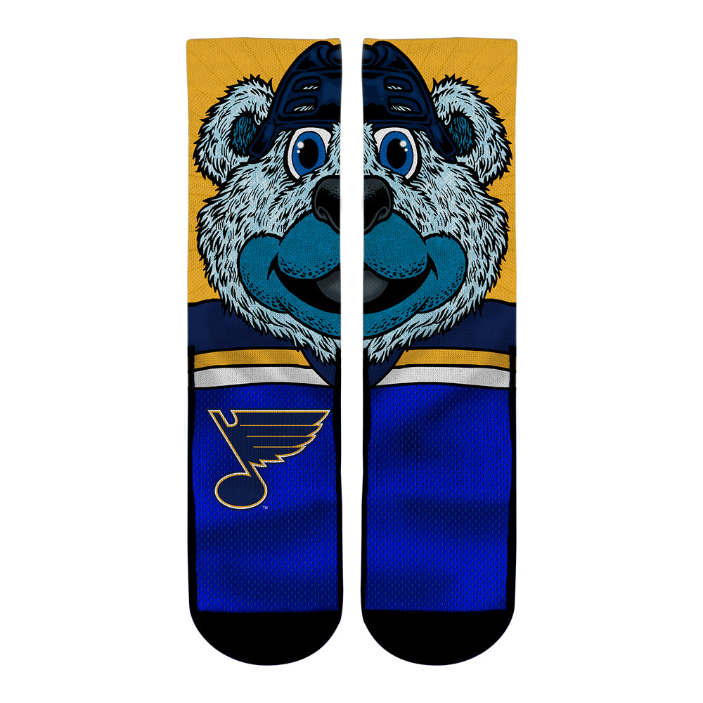 St. Louis Blues - Split Face Mascot - {{variant_title}}