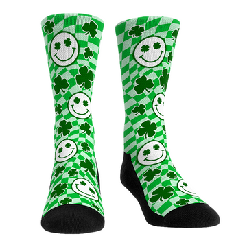 St. Patrick's Day - Checkerboard Smileys