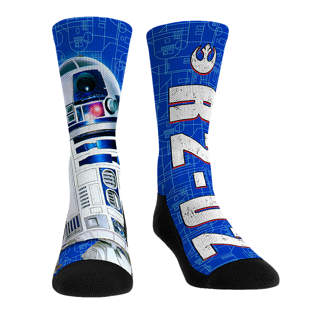 R2-D2 Socks - Close Up - Star Wars Socks - Rock 'Em Socks