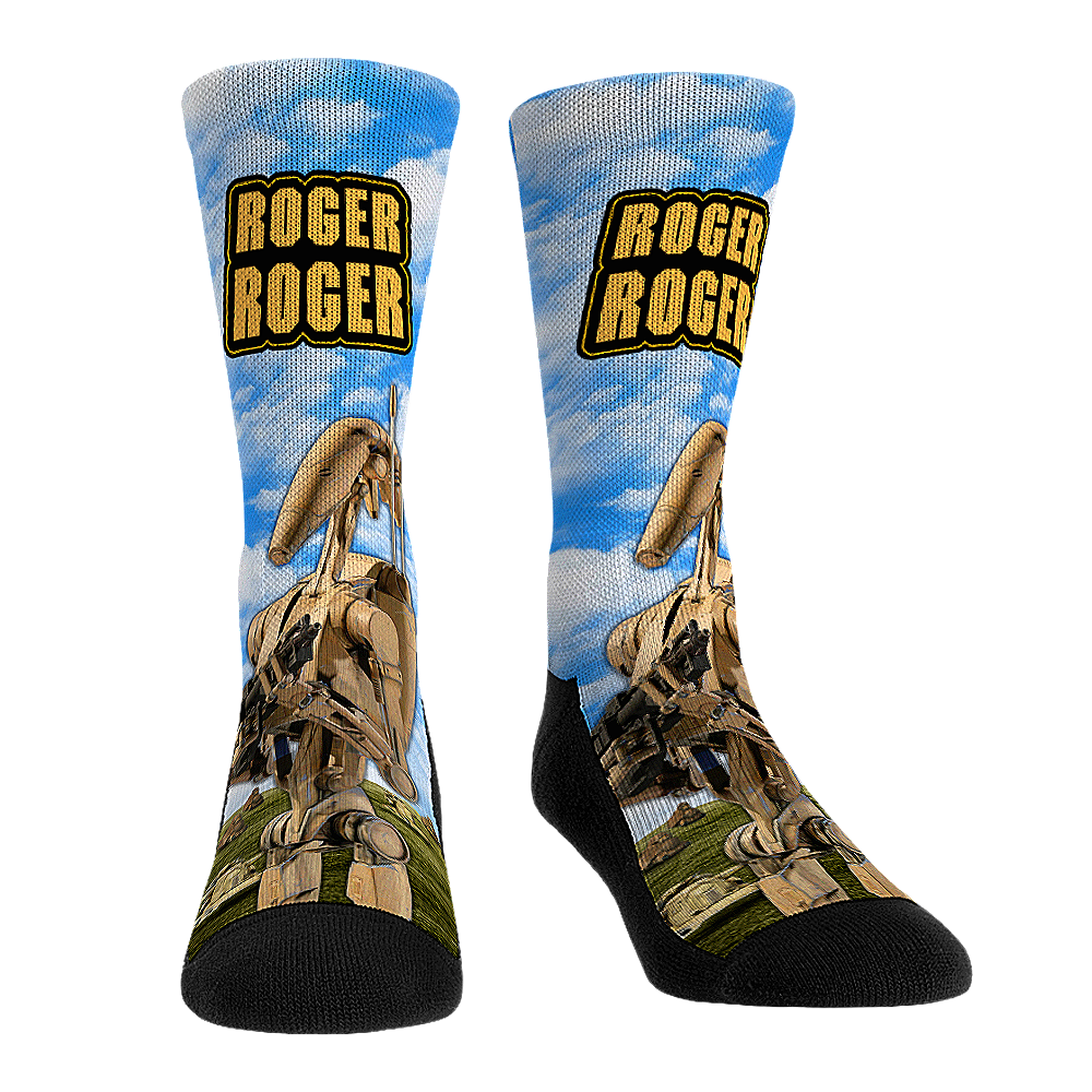 Star Wars Socks - Roger Roger - Star Wars Socks - Rock 'Em Socks