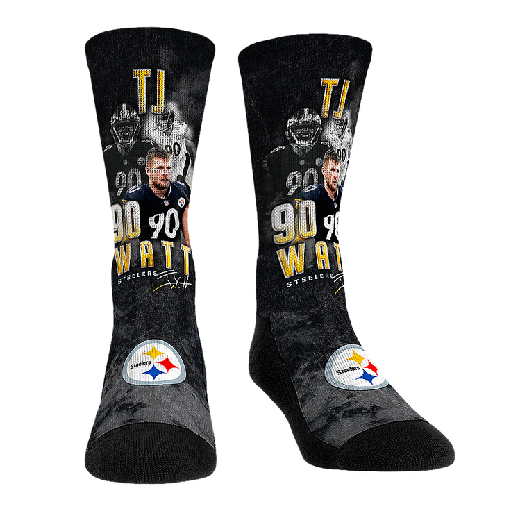 T.J. Watt - Pittsburgh Steelers  - Retro Photo - {{variant_title}}