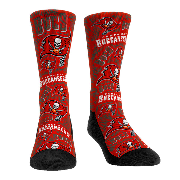 Tampa Bay Buccaneers - Logo Sketch - NFL Socks - Rock 'Em Socks