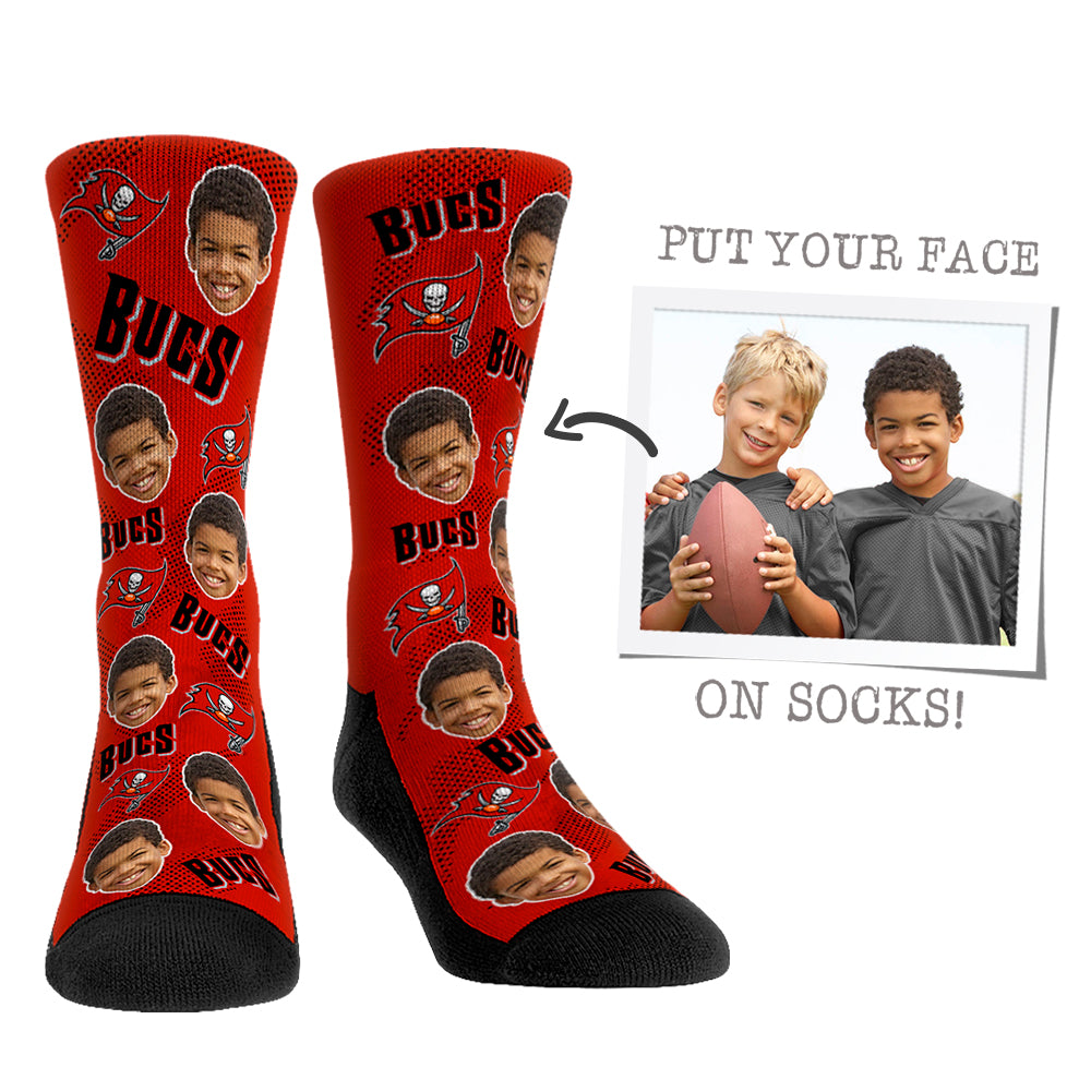 Custom Face Socks - Tampa Bay Buccaneers - {{variant_title}}