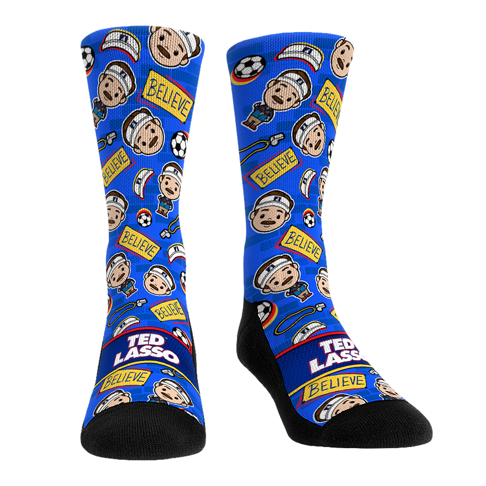 Ted Lasso Socks Lasso Chibi All Over Rock Em Socks ted-lasso-socks-lasso-chibi-all-over-rock-em-socks