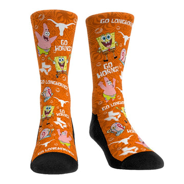 Texas Longhorns - SpongeBob SquarePants Characters All-Over