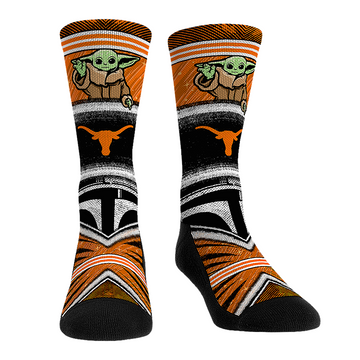 Texas Longhorns - Star Wars  - Grogu Intergalactic Fan