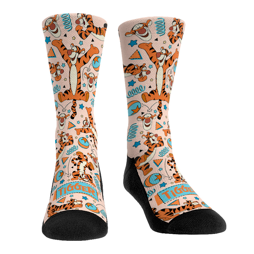 Tigger Ruck Em Winnie The Pooh Socks - Tigger All-Over Socks - Rock 'Em Socks