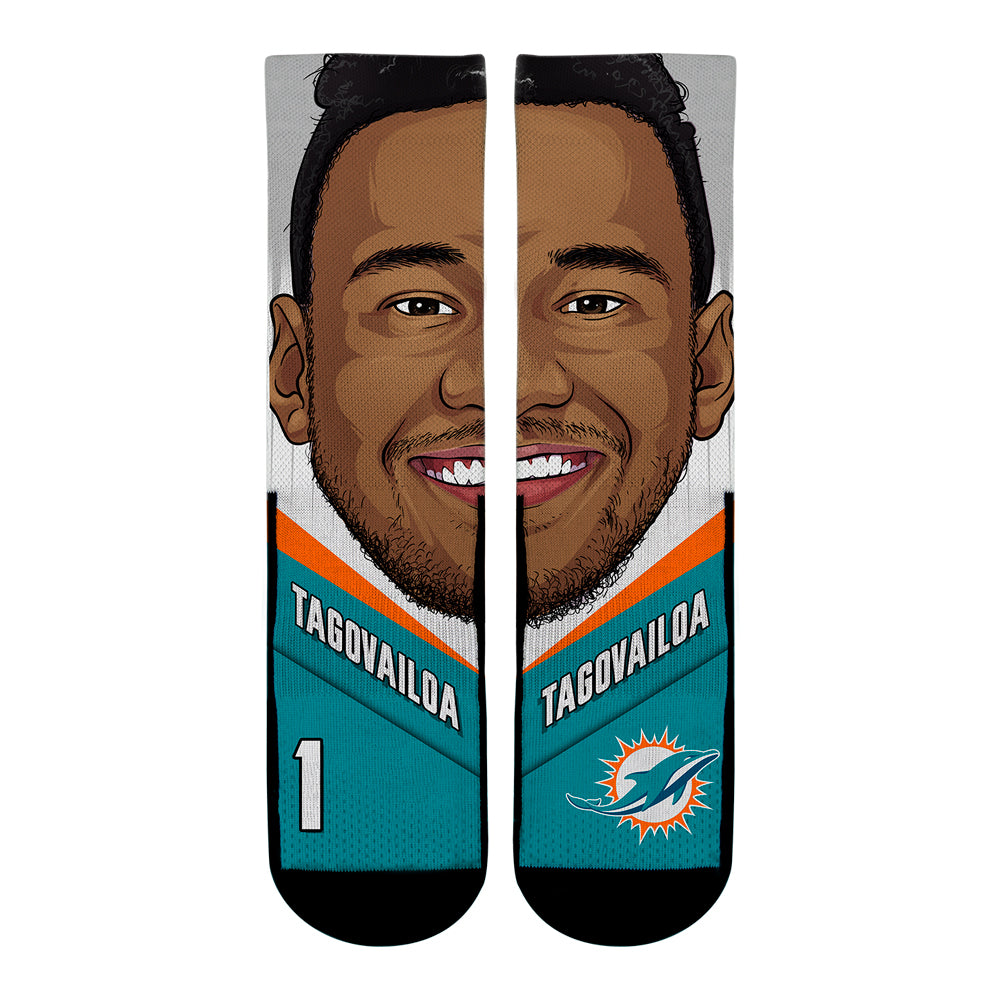Tua Tagovailoa - Miami Dolphins  - Game Face - {{variant_title}}