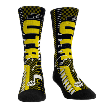 Utah Jazz - Distressed Geometric