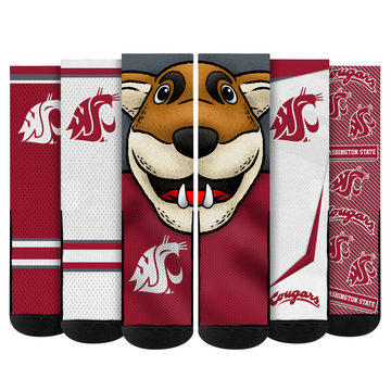 Washington State Cougars - Super Fan Bundle 5-Pack