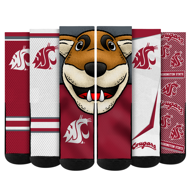 Washington State Cougars - Super Fan Bundle 5-Pack - {{variant_title}}