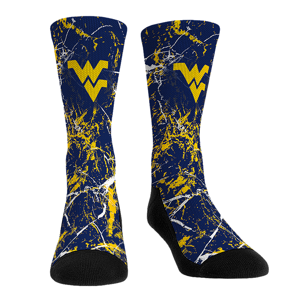 West Virginia Mountaineers - Cracked Marble - {{variant_title}}