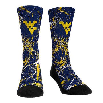 West Virginia Mountaineers - Cracked Marble