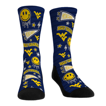 West Virginia Mountaineers - Smiley Stickers