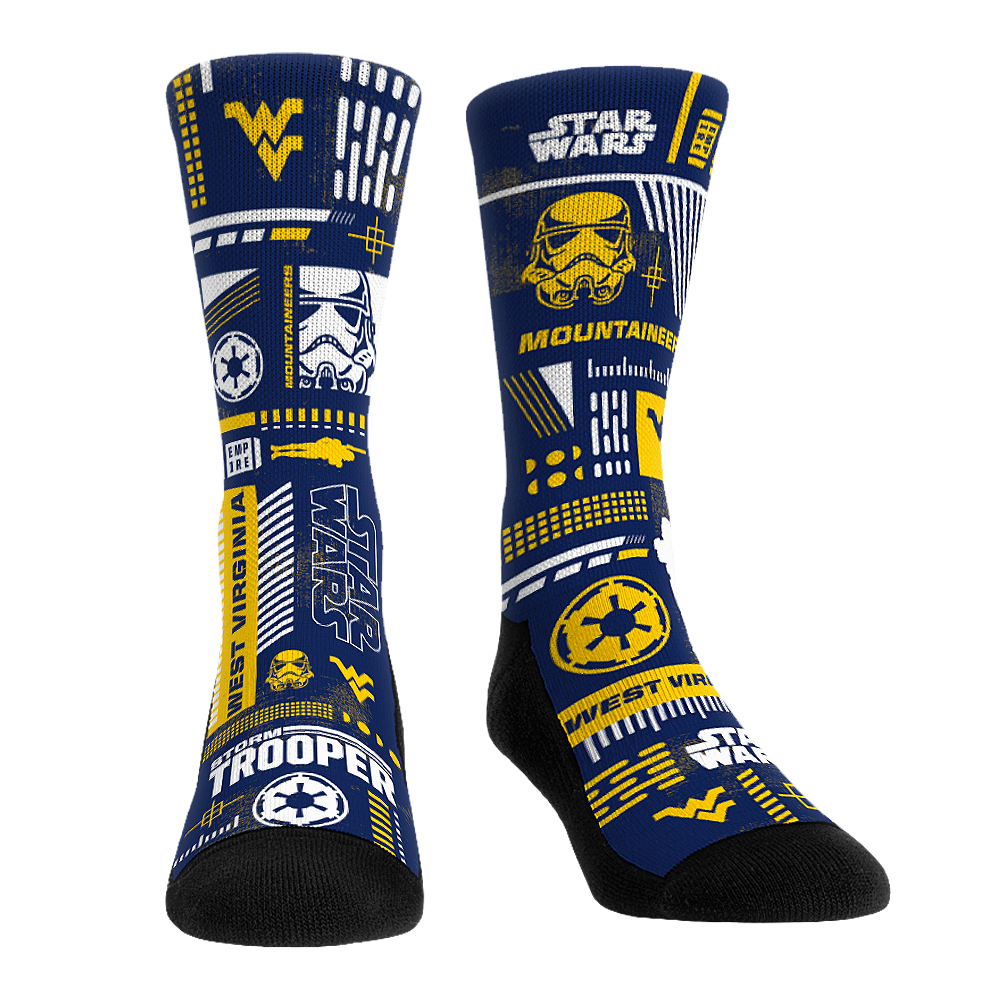 West Virginia Mountaineers - Star Wars  - Stormtrooper Pattern - {{variant_title}}