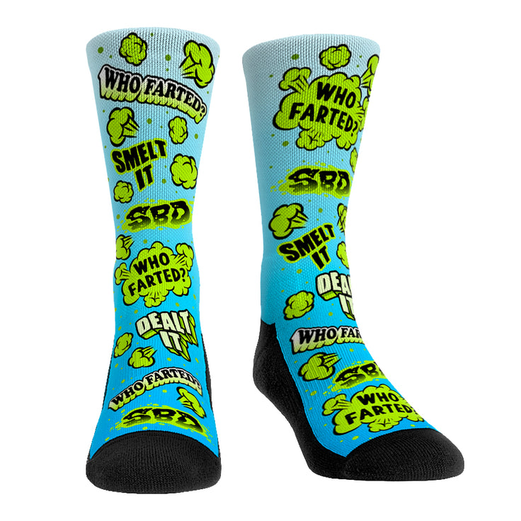 Who Farted? - All-Over - Green / L/XL (sz 9-13)