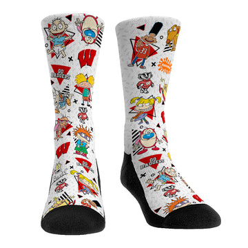 Wisconsin Badgers - 90's Nickelodeon Characters All-Over