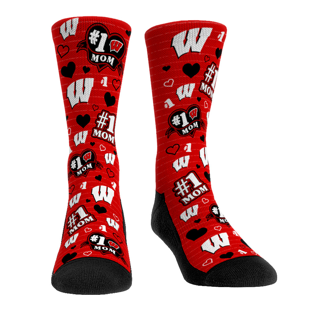 Wisconsin Badgers - #1 Mom - {{variant_title}}
