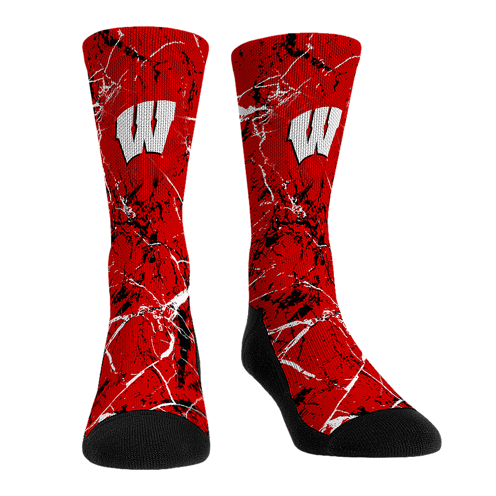 Wisconsin Badgers - Cracked Marble - {{variant_title}}